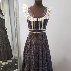 Gunne Sax by Jessica, San Francisco - prairie dress - women's XS/S